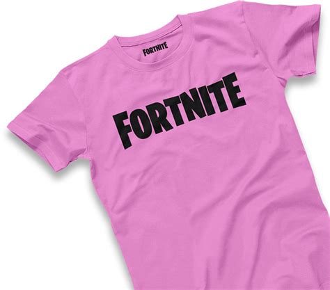 Download Fortnite Logo Pink Tshirt | Wallpapers.com