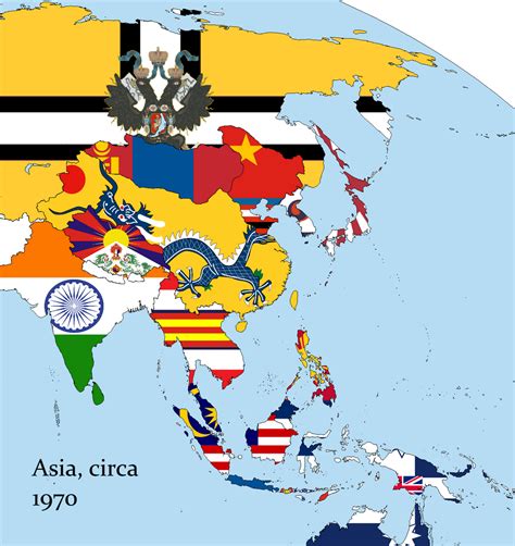 Alternate Asia Flag Map by KitFisto1997 on DeviantArt