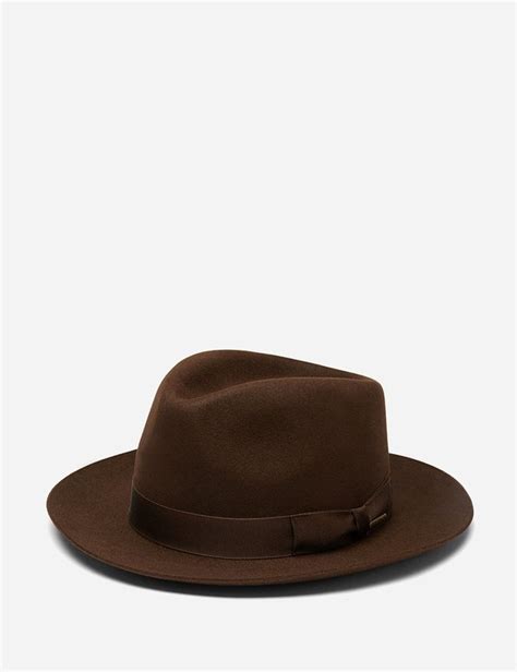 Stetson Hats Penn Fedora Hat - Dark Brown | Garmentory