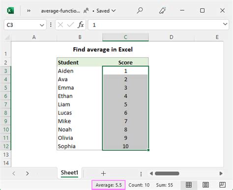 How to calculate average in Excel: formula examples