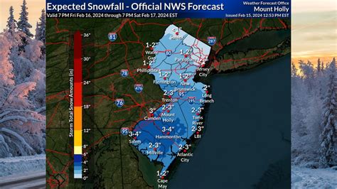 N.J. weather: Up to 4 inches of snow in forecast to start weekend in ...