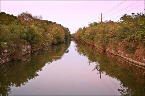 The Illinois and Michigan Canal (I) at Lemont,IL Canal themed ...