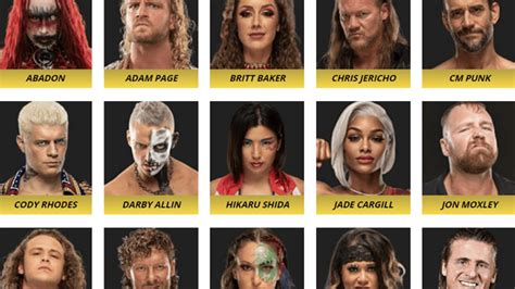 AEW Fight Forever Roster: List of All Wrestlers Confirmed So Far