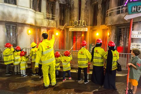 KidZania Dubai fire fighter - The life pile