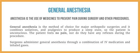 Different Types of Anesthesia During Orthopedic Surgery - Raleigh ...