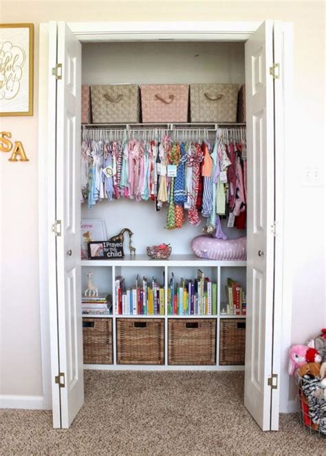 Storage and Organization Ideas for a Small Nursery | Kids bedroom organization, Organization ...