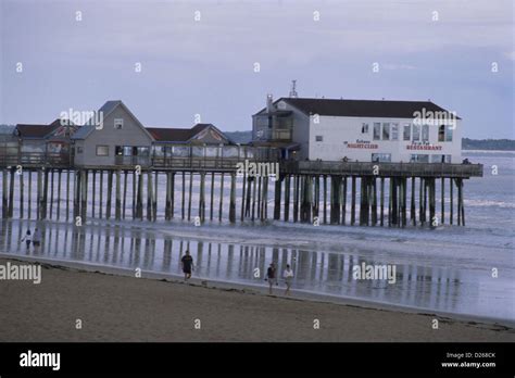 Old Orchard Beach, pier Stock Photo - Alamy