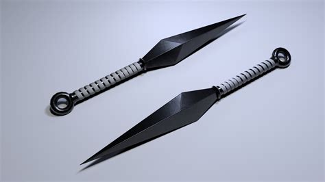 Kunai ninja from naruto 3D model | CGTrader