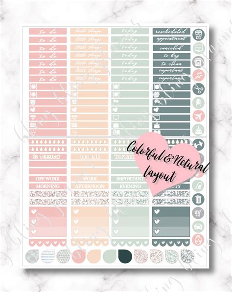 COOKING PRINTABLE Planner STICKERS Bakery planner sticker | Etsy