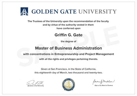 MBA in USA, Golden Gate University | Save INR 23 Lakhs