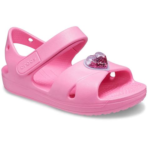 Crocs Classic Cross Strap Charm Girls Sandals - Kids from Charles ...