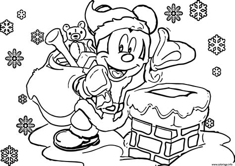 Coloriage Disney Noel Color Dessin Noel Disney à imprimer