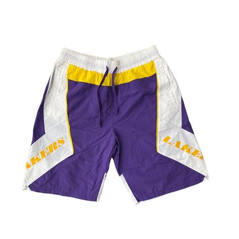 Los Angeles Lakers Shorts Size M... - Depop