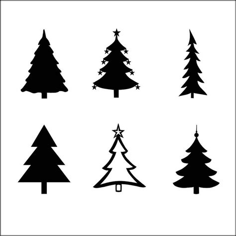 Christmas Tree SVG Files for Silhouette Cameo and Cricut. Christmas ...