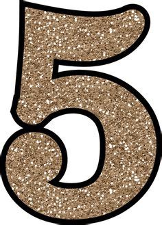 Glitter Without The Mess! Free Digital Printable Glitter Numbers 0-9 | Free printable letters ...