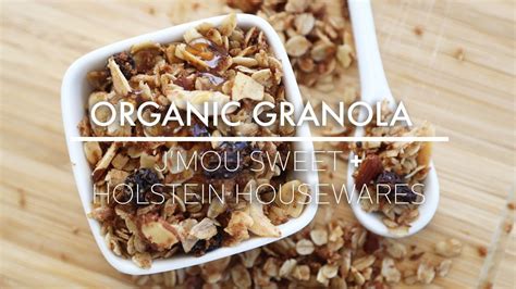 MUST TRY ORGANIC GRANOLA WITH COCONUT FLAKES - YouTube