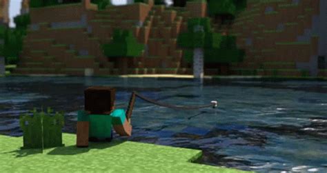 Minecraft Fishing GIF - Minecraft Fishing - Discover & Share GIFs