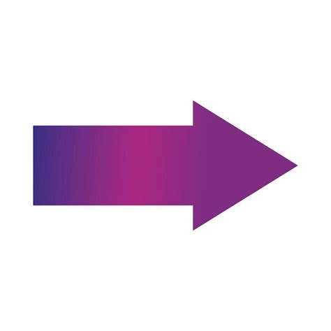 arrow direction related icon right pointed orientation gradient style ...