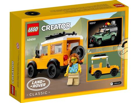 LEGO 40650 創意系列「Land Rover Classic Defender」樂高人偶規格的精巧外型！ | 玩具人Toy ...