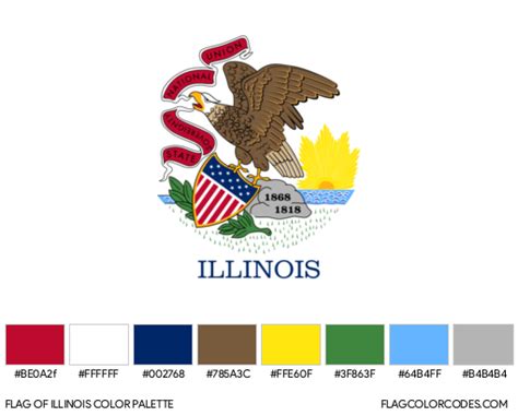 Illinois flag color codes