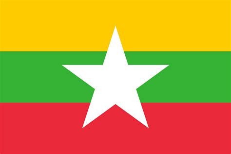 Myanmar Flag Meaning & Full List Of Burmese Flags Since 1300