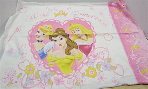 Vintage Disney 'Pure Princess' Pillowcase Pink Hearts | Etsy | Pink ...