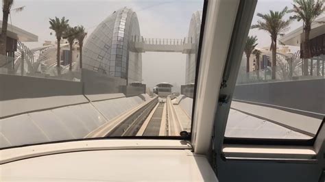 Dubai monorail Palm Jumeirah - YouTube