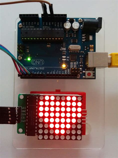 Beating heart with Arduino and a MAX7219 8x8 LED matrix - Yet Another Arduino Blog