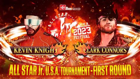 Kevin Knight vs Clark Connors Match Set at NJPW All-Star Junior USA