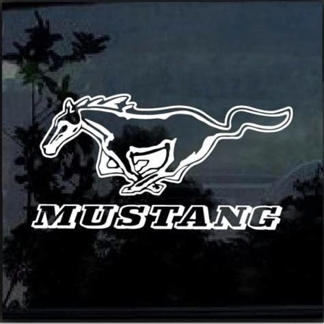 Ford Mustang Pony Horse – Ford Decal Sticker | Custom Made In the USA | Fast Shipping