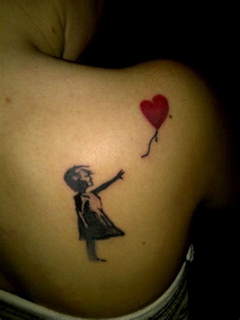 25 There Is Always Hope Banksy Balloon Girl Tattoo | EntertainmentMesh