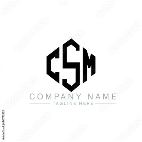 CSM letter logo design with polygon shape. CSM polygon logo monogram. CSM cube logo design. CSM ...