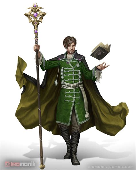 [ART] Human warlock Character art : r/DnD