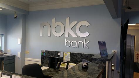 Interior Dimensional Lettering Logo Rebrand for nbkc Bank