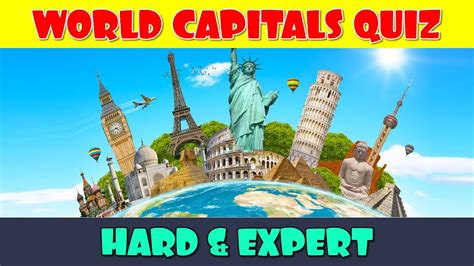 Guess the World Capitals Quiz (Part 2) - YouTube