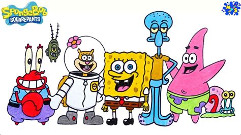 How To Draw Spongebob Squarepants Cartoon Drawings Sp - vrogue.co