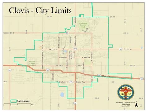 Clovis, NM | City limits, Clovis, Map