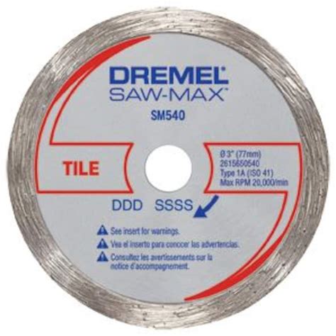 Dremel Saw Max Tile Cutting Blade | The Home Depot Canada