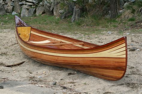 Heirloom Kayak & Canoe wood strip boat Idaho, USA_3640 | Wood canoe, Wooden canoe, Wood kayak