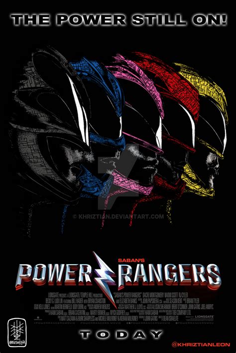 Power Rangers Movie Poster - 1995 redesigned by khriztian on DeviantArt