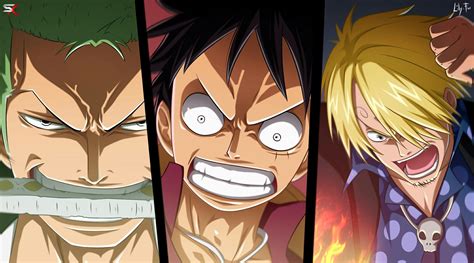 Luffy, Zoro, Sanji, The Monster Trio, angry, cool; One Piece | Anime ...