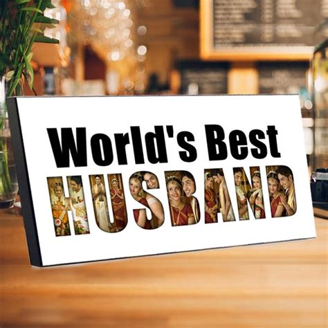 World's Best Husband Photo Frame, Birthday Gifts for Husband ...