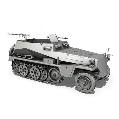 sd kfz 250 - 3d model