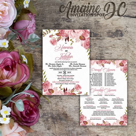 Wedding, Debut Invitation Debut Invitation, Wedding Invitation Samples ...