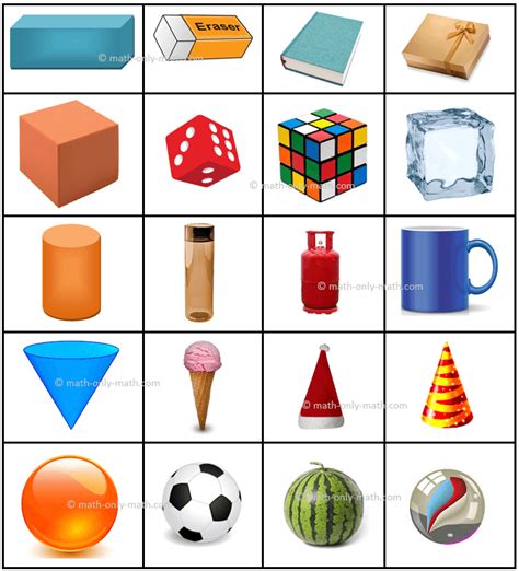 Solid Objects Clipart