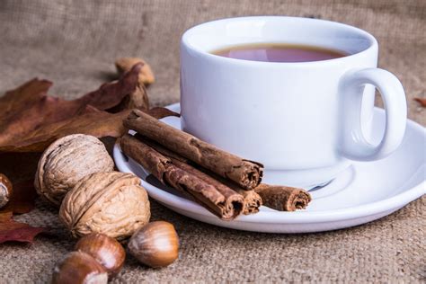 Tea And Autumn Decorations Free Stock Photo - Public Domain Pictures