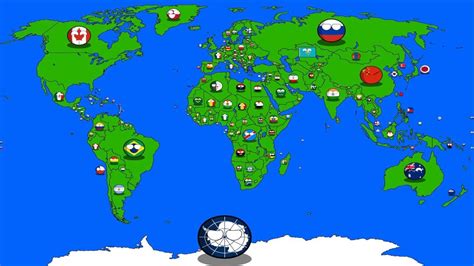 Countryballs Map Of The World | HumourOp