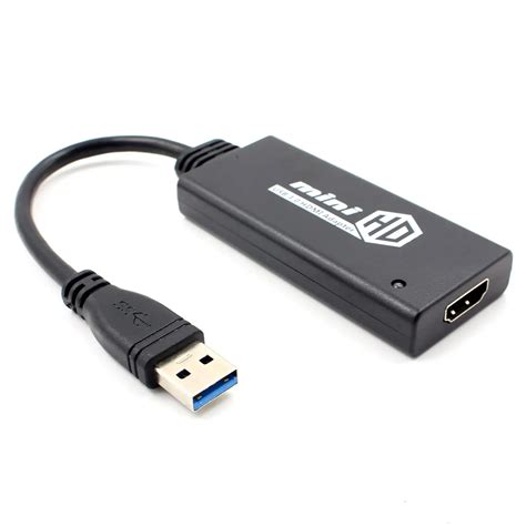 Mini USB 3 0 To HDMI HD TV 1080P Video Cable Adapter Converter For PC Laptop on Aliexpress.com ...