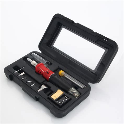 10 in 1 Professional Butane Gas Soldering Iron Kit Welding Kit Torch HS-1115K | eBay