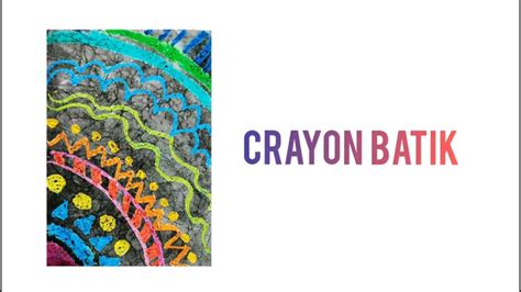 Crayon Batik - YouTube